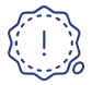 A blue Investment Advice icon